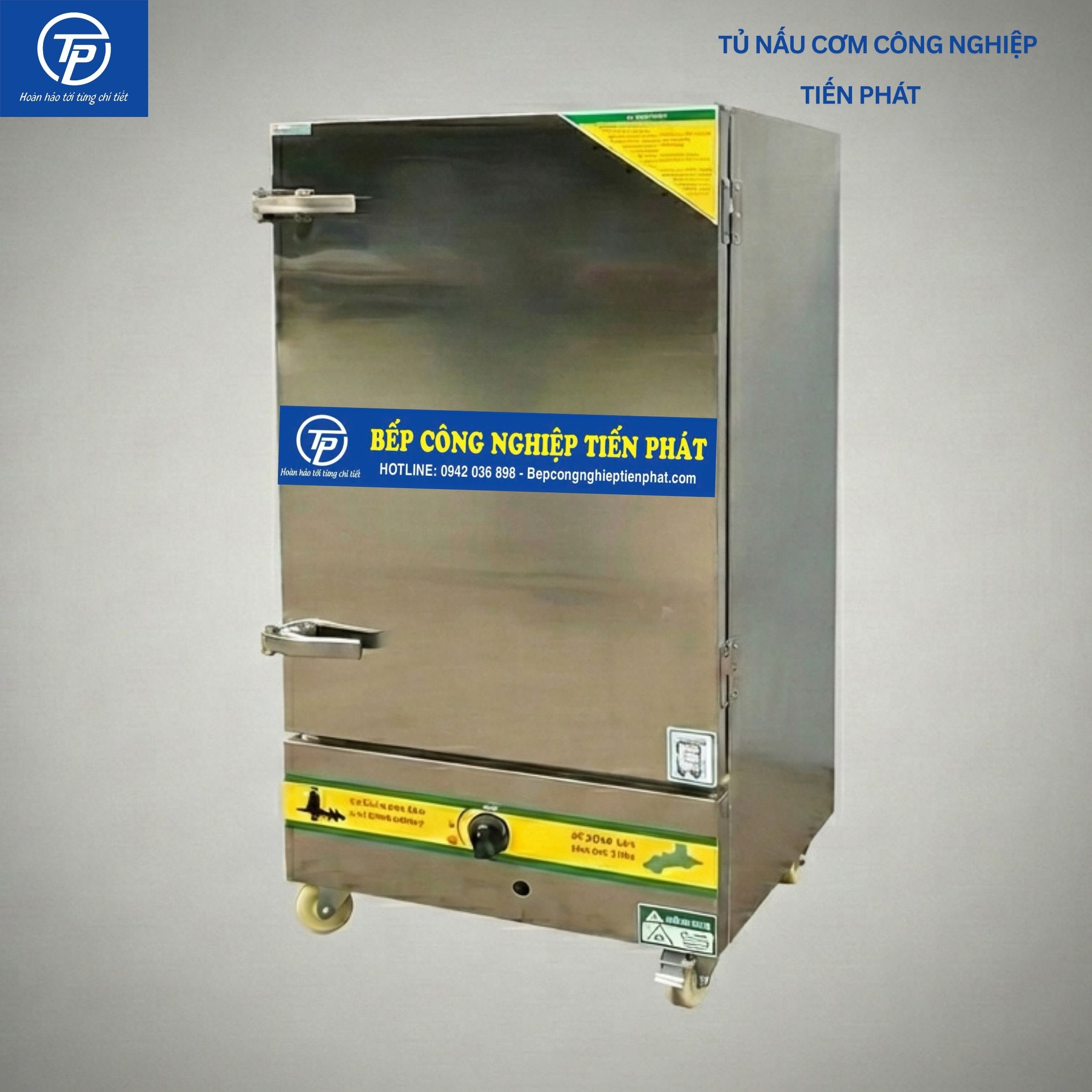 Tủ Nấu Cơm Gas Kết Hợp Điện 6 Khay